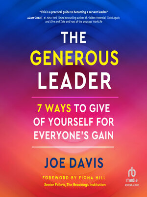 cover image of The Generous Leader